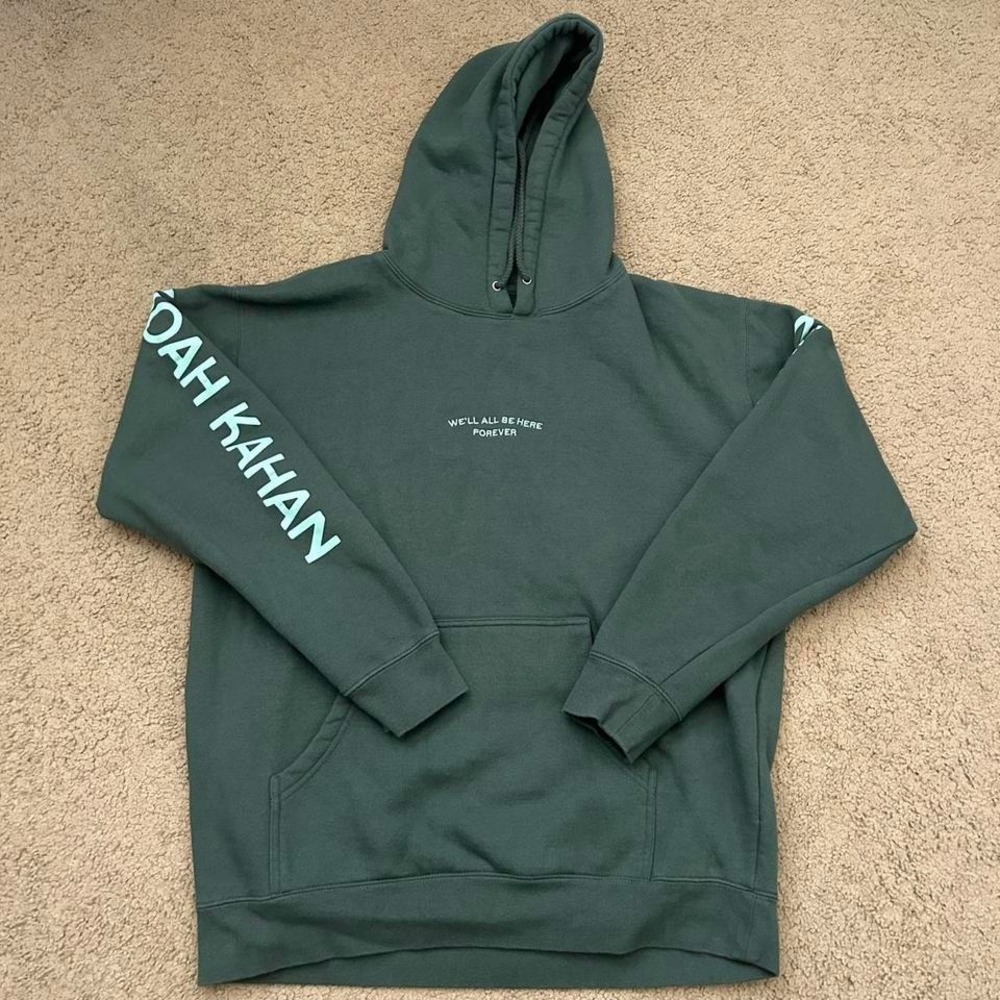 Noah Kahan forest green hoodie Size L